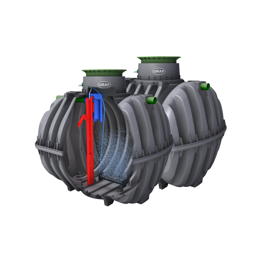 Graf one2clean 10PE Gravity Wastewater Treatment Plant