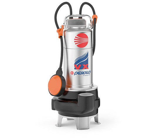Pedrollo VXM15/50 Sewage Pump 230V 11m Head - 50mm Solids