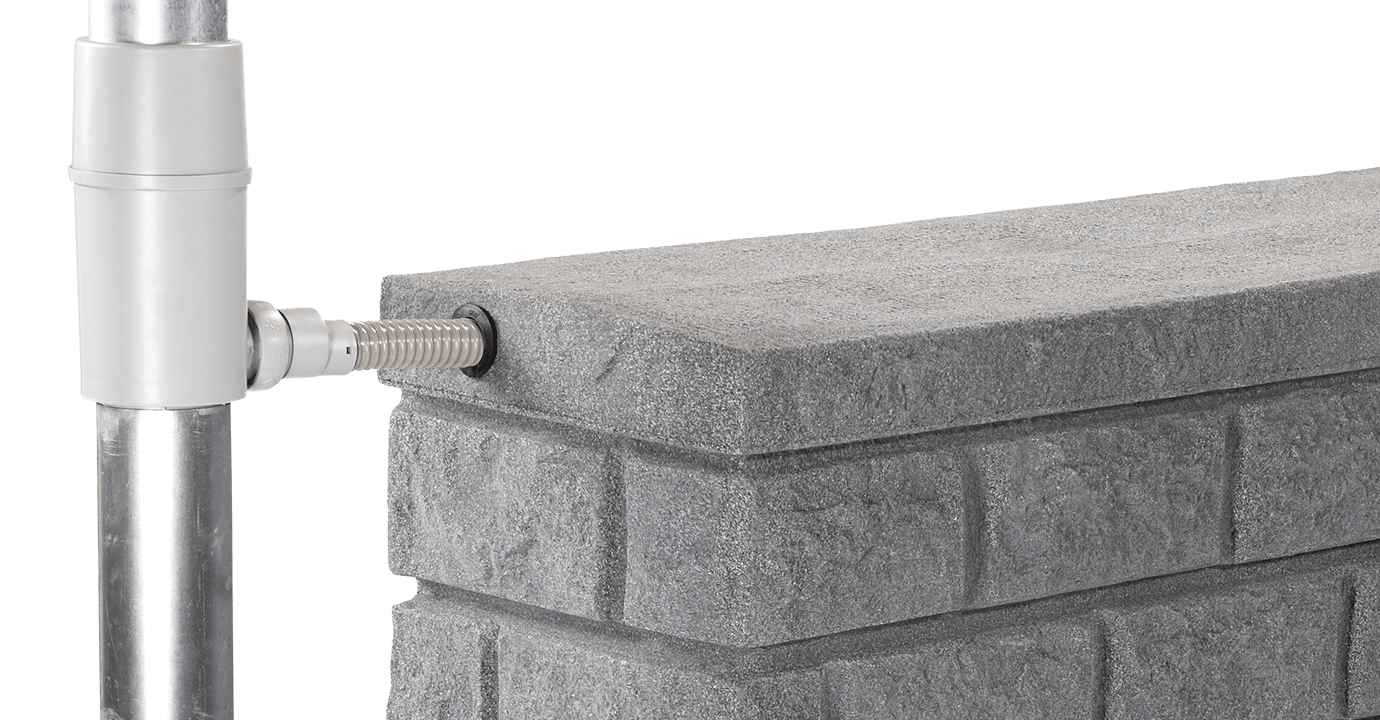 Graf Rocky Wall Tank 400 litre Dark Granite Filler