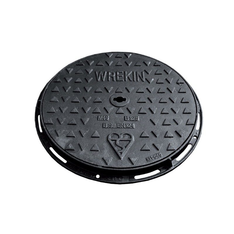 Wrekin 600mm Diameter B125 Manhole Cover & Frame