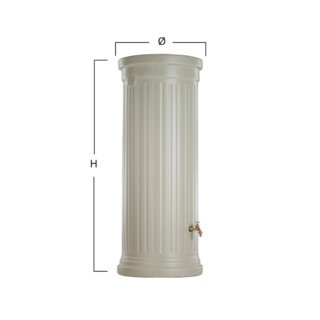 Garantia Column Water Butt 330 litre