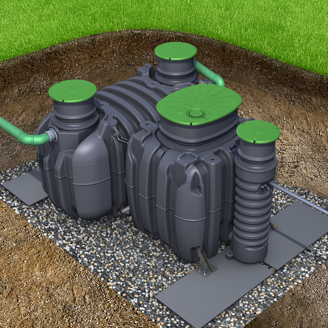 Graf easyRock 6PE Energy-Free Wastewater Treatment System