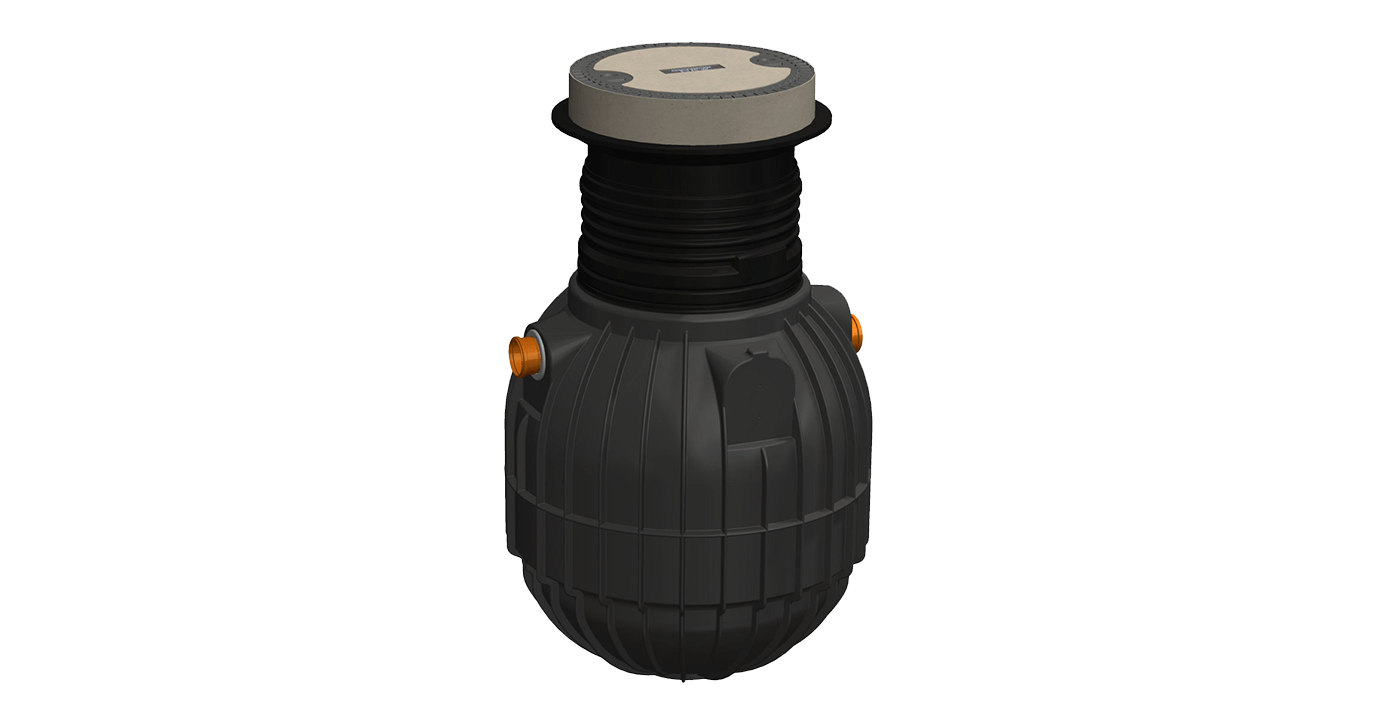 Graf GS2 Grease Trap Saphir 1200 litre - 500 litre Sludge