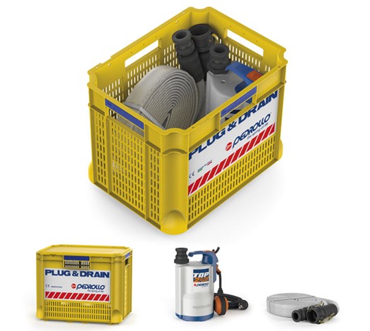Pedrollo Plug and Drain Emergency Kit Pump Set