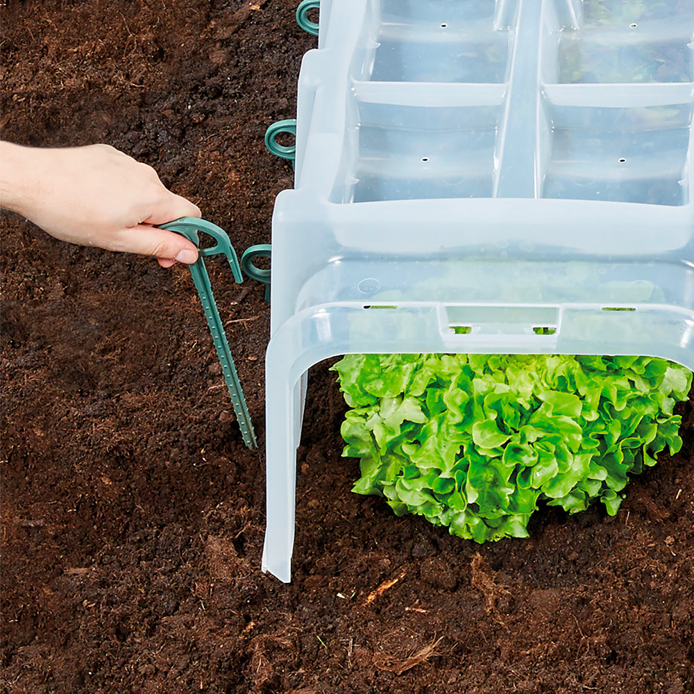 GARANTIA SUNNY Set 2 Embouts - Accessoires De Jardin Pour Tunnel Avec Installation Simple Pour - 2
