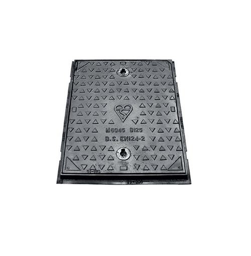 Wreckin 900mm x 600mm Rectangular B125 Manhole Cover & Frame